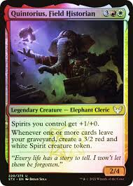 Quintorius, Field Historian - Strixhaven: School of Mages (STX) Foil