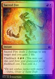 Sacred Fire - Innistrad: Midnight Hunt (MID) Foil