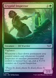 Cryptid Inspector - Duskmourn: House of Horror (DSK) Foil