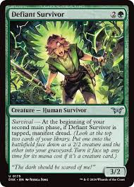 Defiant Survivor - Duskmourn: House of Horror (DSK)