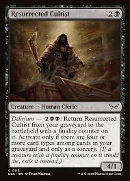 Resurrected Cultist - Duskmourn: House of Horror (DSK) Foil