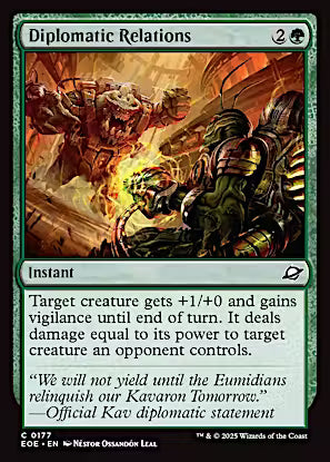 Diplomatic Relations - Edge of Eternities (EOE)