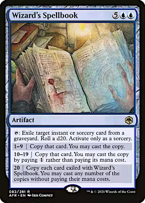 Wizard's Spellbook - Adventures in the Forgotten Realms (AFR)
