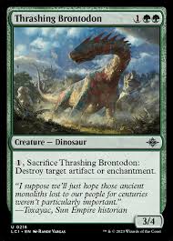 Thrashing Brontodon - The Lost Caverns of Ixalan (LCI)