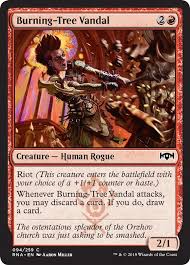 Burning-Tree Vandal - Ravnica Allegiance (RNA)