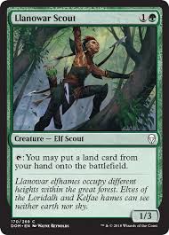 Llanowar Scout - Dominaria (DOM)