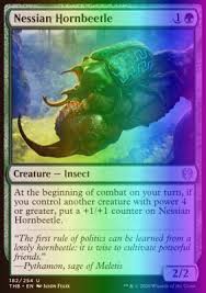 Nessian Hornbeetle - Theros Beyond Death (THB) Foil