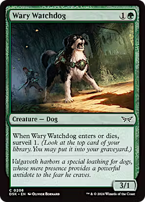 Wary Watchdog - Duskmourn: House of Horror (DSK)