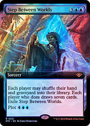 Step Between Worlds - Outlaws of Thunder Junction (OTJ) Borderless Foil