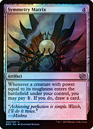Symmetry Matrix - The Brothers' War (BRO) Foil