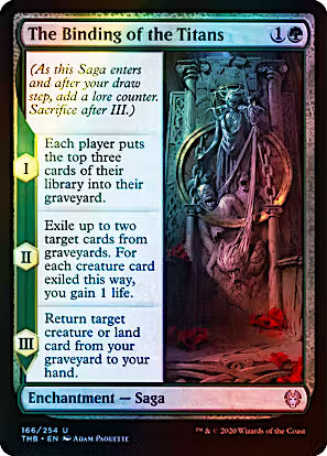 The Binding of the Titans - Theros Beyond Death (THB) Foil